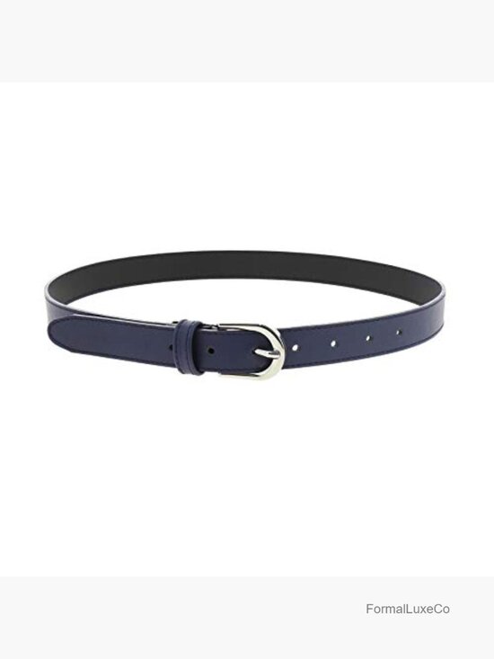 Genuine Italian Leather Belt for Women - 1 inch Wide, Made in France main image 5